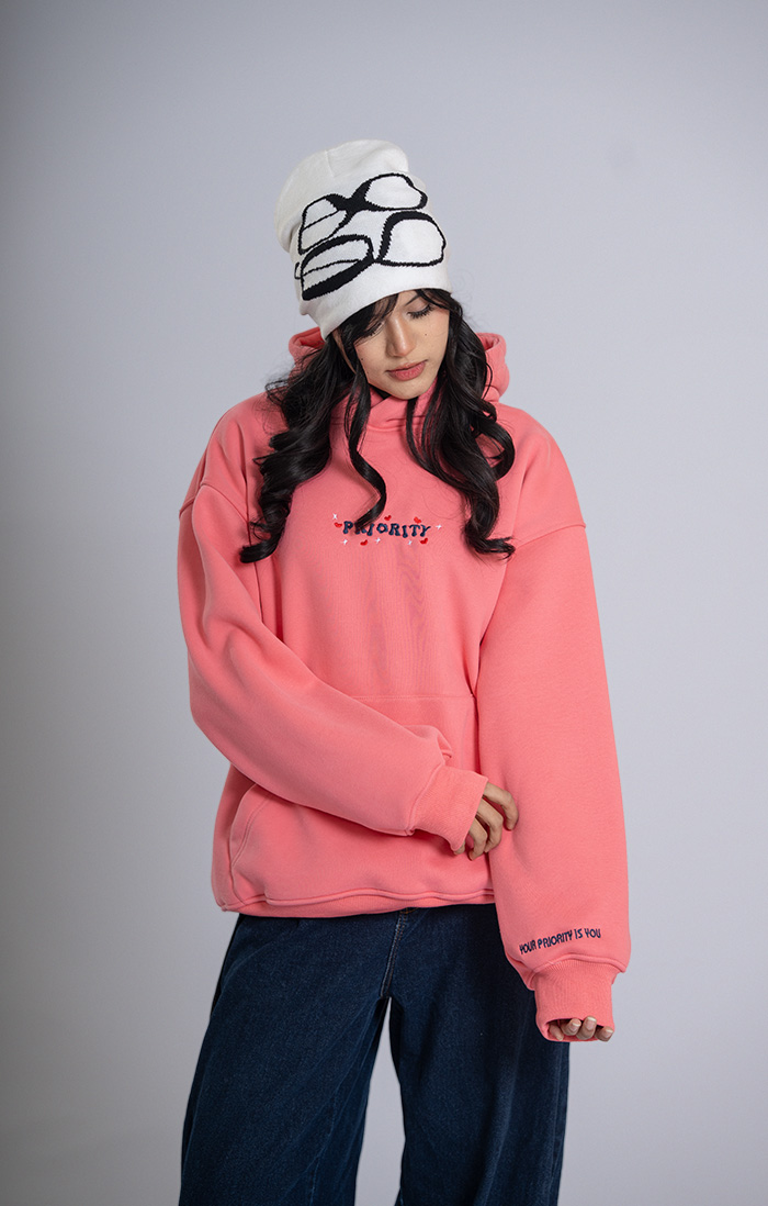 Priority Pink Hoodie