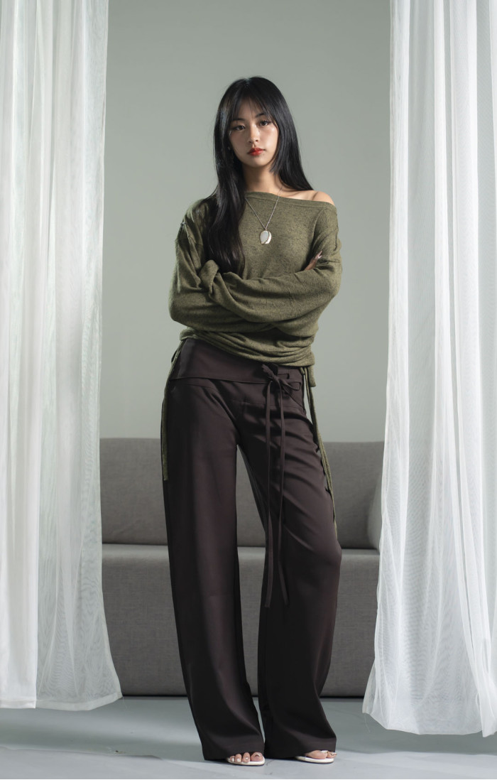Nami Dark Moss Green Top