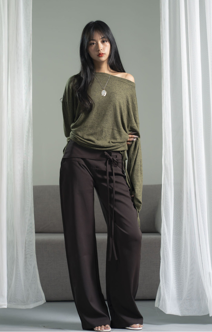 Nami Dark Moss Green Top