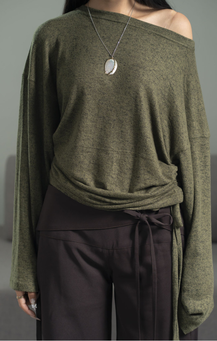 Nami Dark Moss Green Top