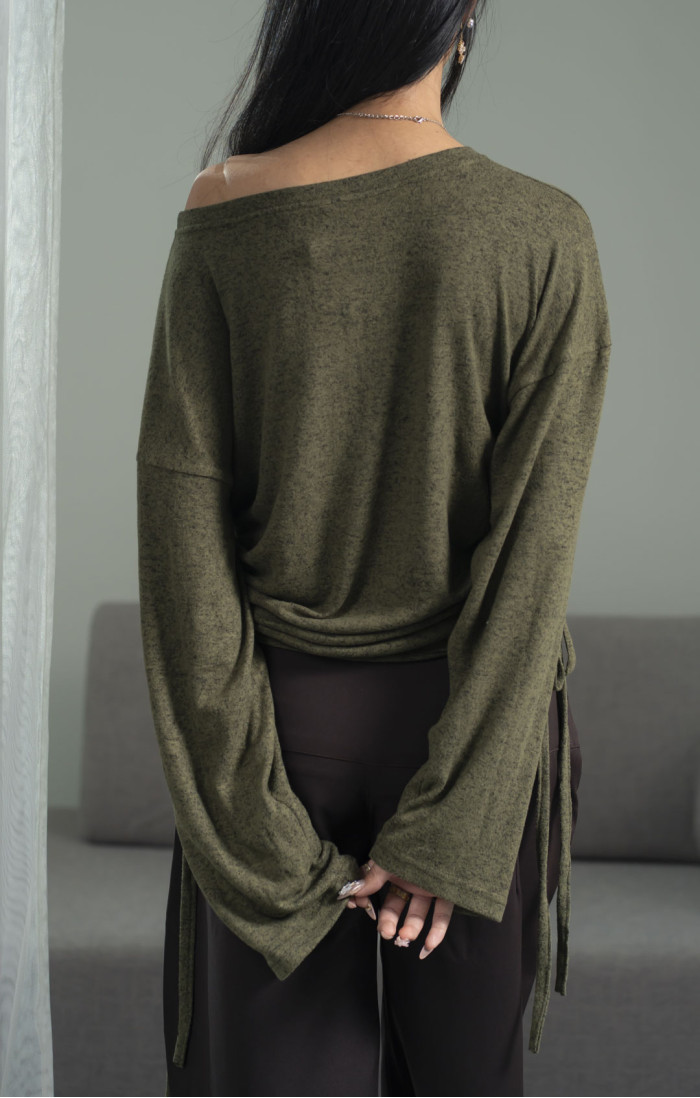 Nami Dark Moss Green Top