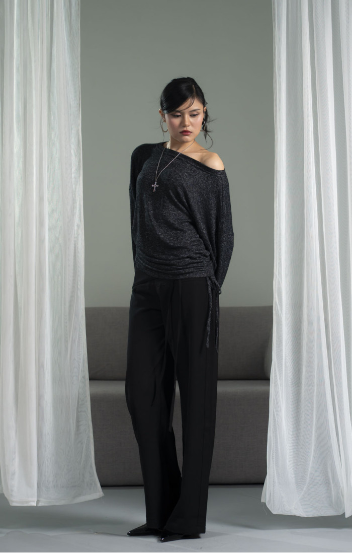 Nami Charcoal Grey Top