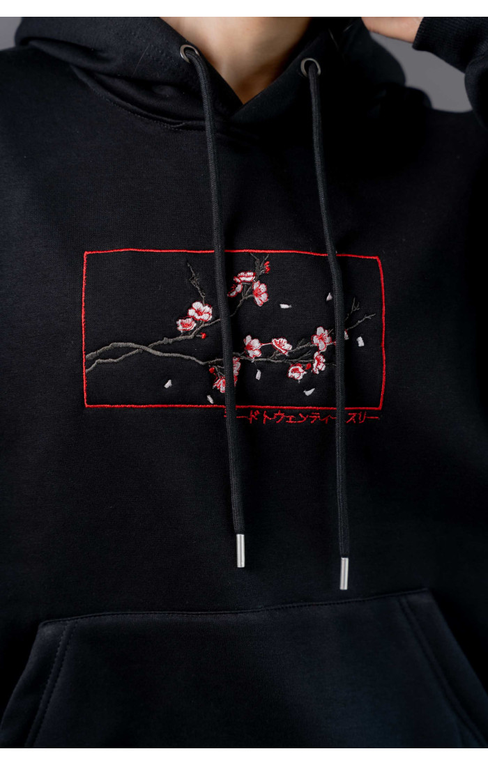 Sakura Hoodie Black
