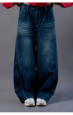 Mode23 Zade Wide Leg Dark Blue Tint Jeans