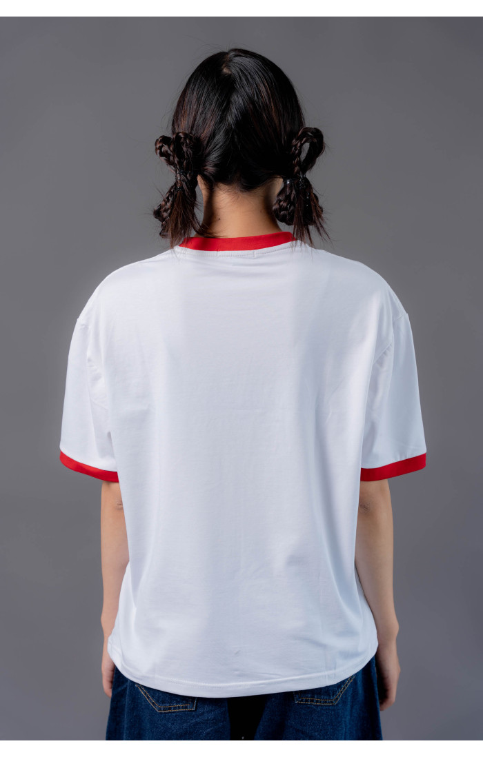 White Unbothered Tee