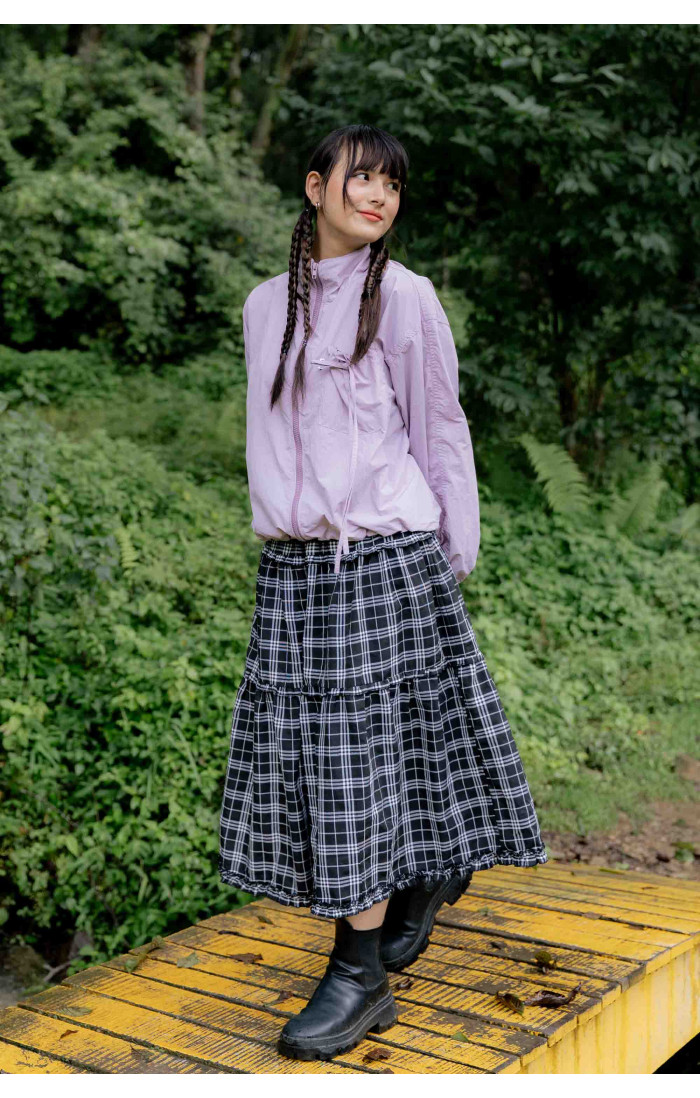 Mode23 Pale Lavender Bow Windbreaker