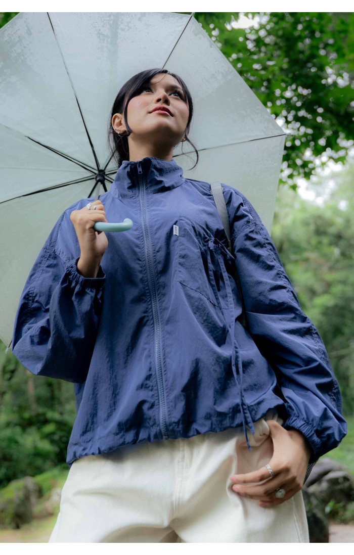 Mode23 space blue bow windbreaker