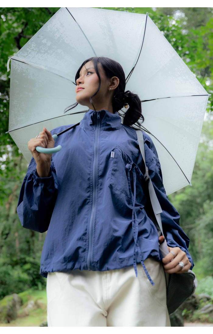 Mode23 space blue bow windbreaker