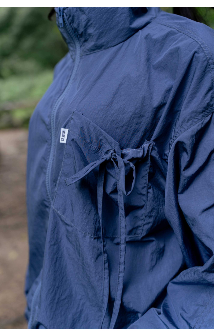 Mode23 space blue bow windbreaker