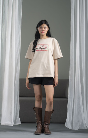 Sakura Beige Tee