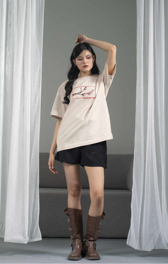 Sakura Beige Tee
