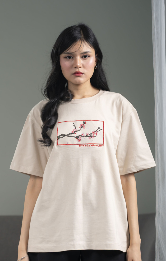 Sakura Beige Tee