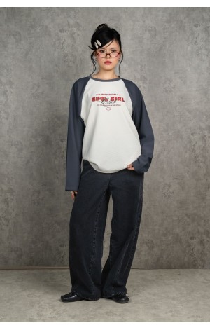 Charcoal Baseball Tee