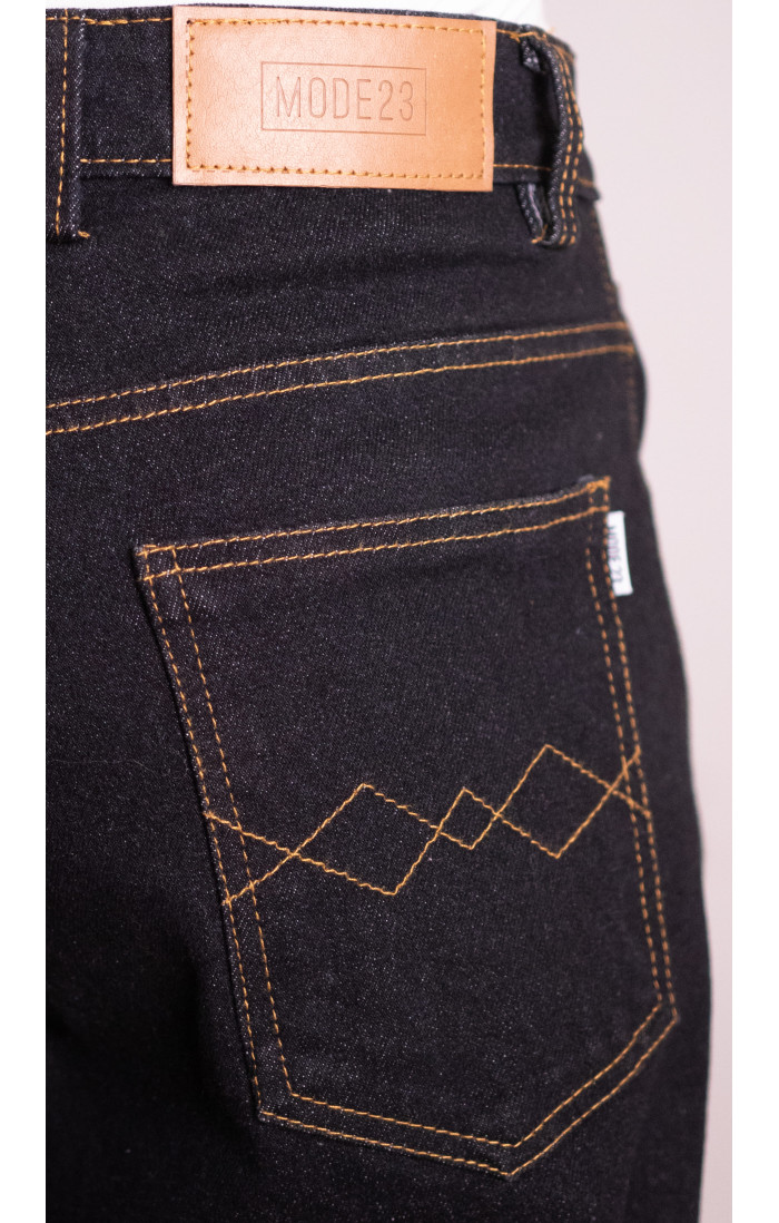 Mode23 Black Barrel Jeans
