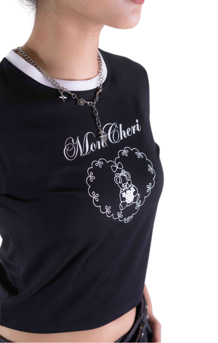 Mon Cheri ♡ Black Top