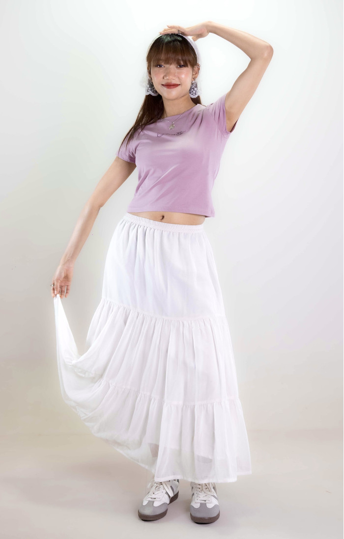Serenity ʚɞ Lilac Baby Tee