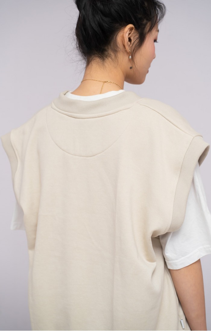 Amour Marshmallow V-neck Sweatshirt