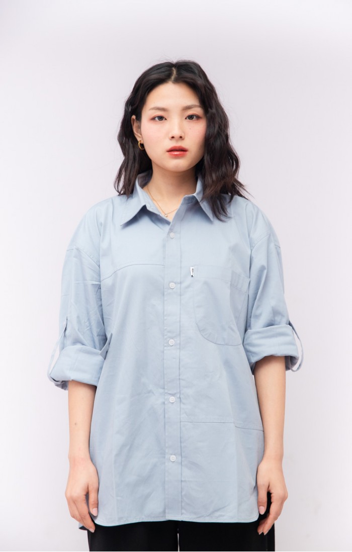 Pearl Blue Solicitude Shirt