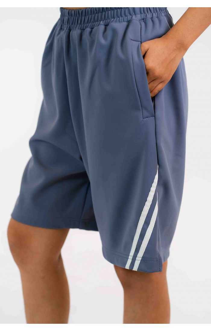 Blue Track Shorts