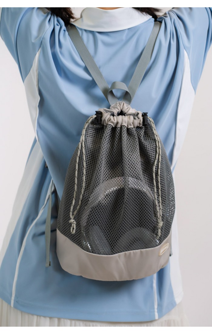 Mode Grey Mesh Backpack