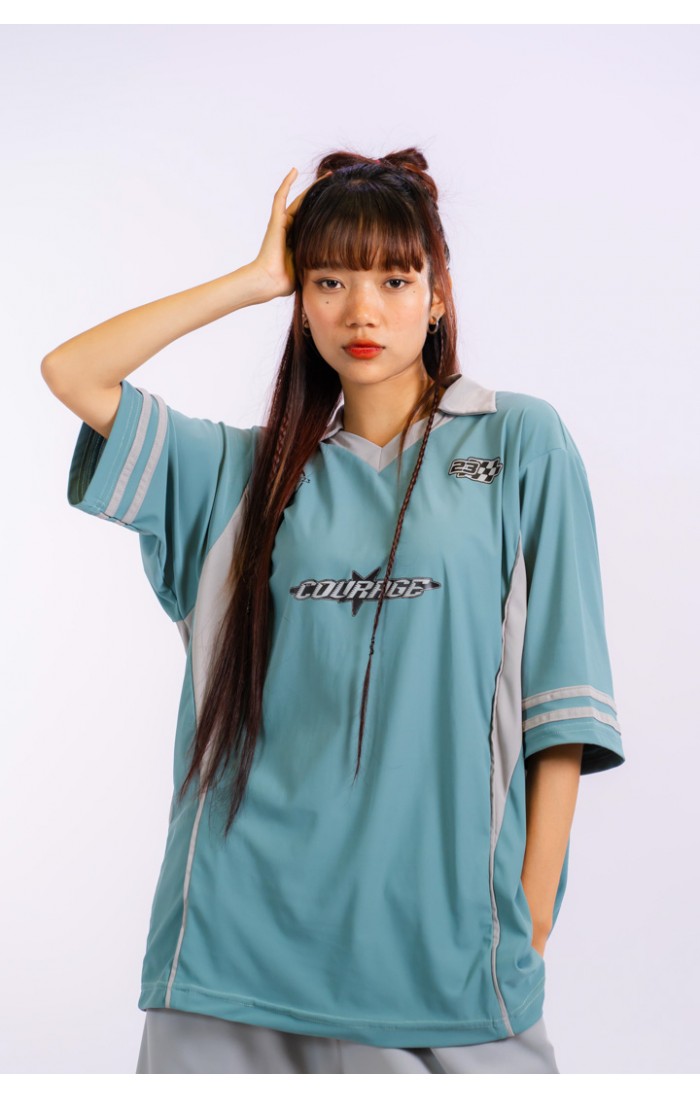 Mode Turquoise Jersey Tee