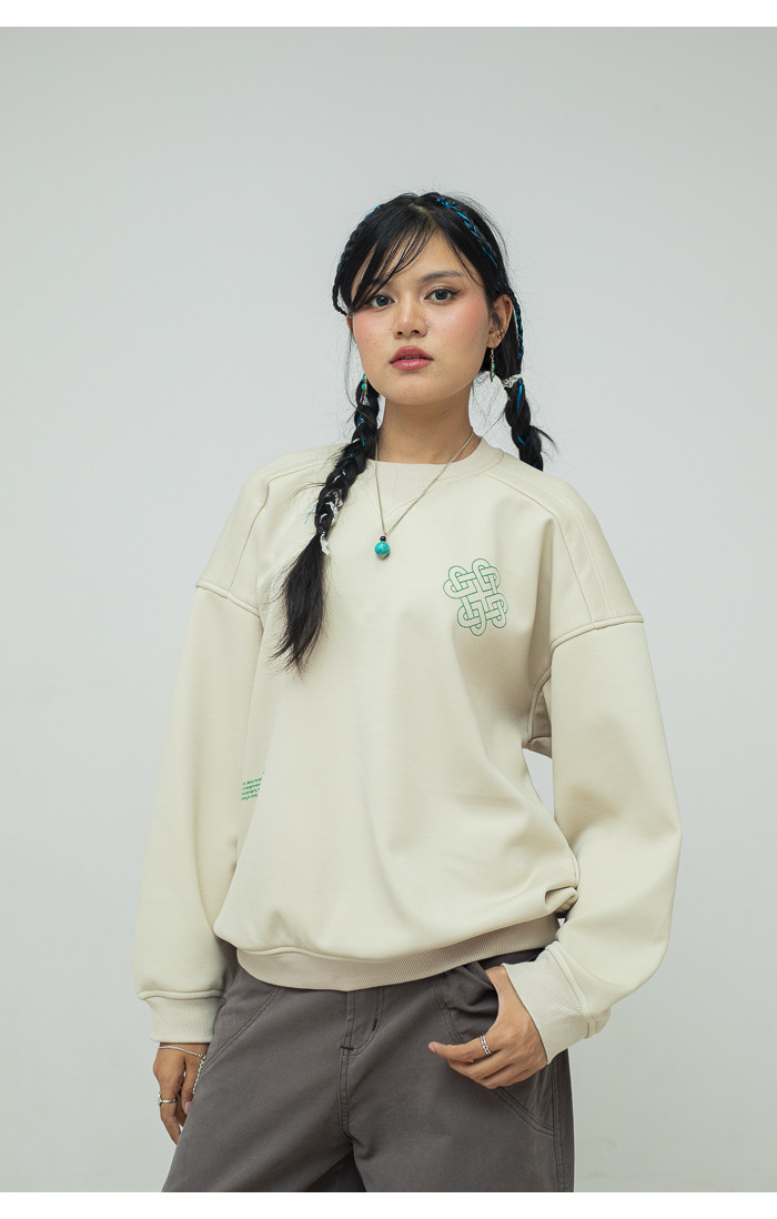 Endless knot ? Oatmeal Sweatshirt