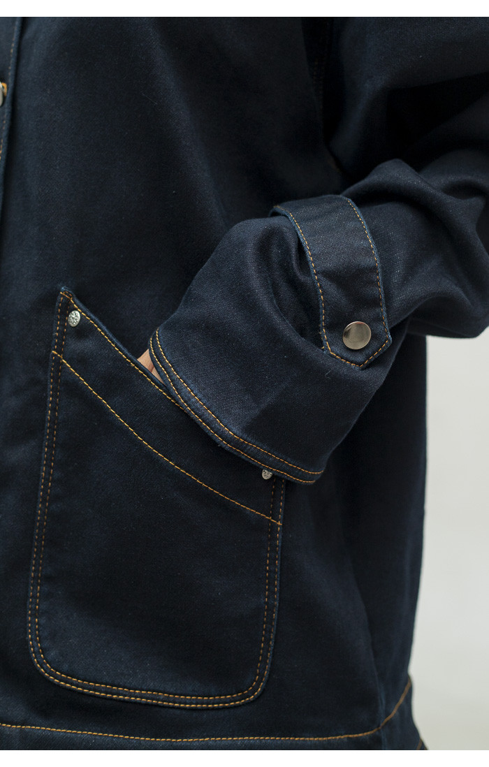 Vintage Dark Indigo Denim Jacket 