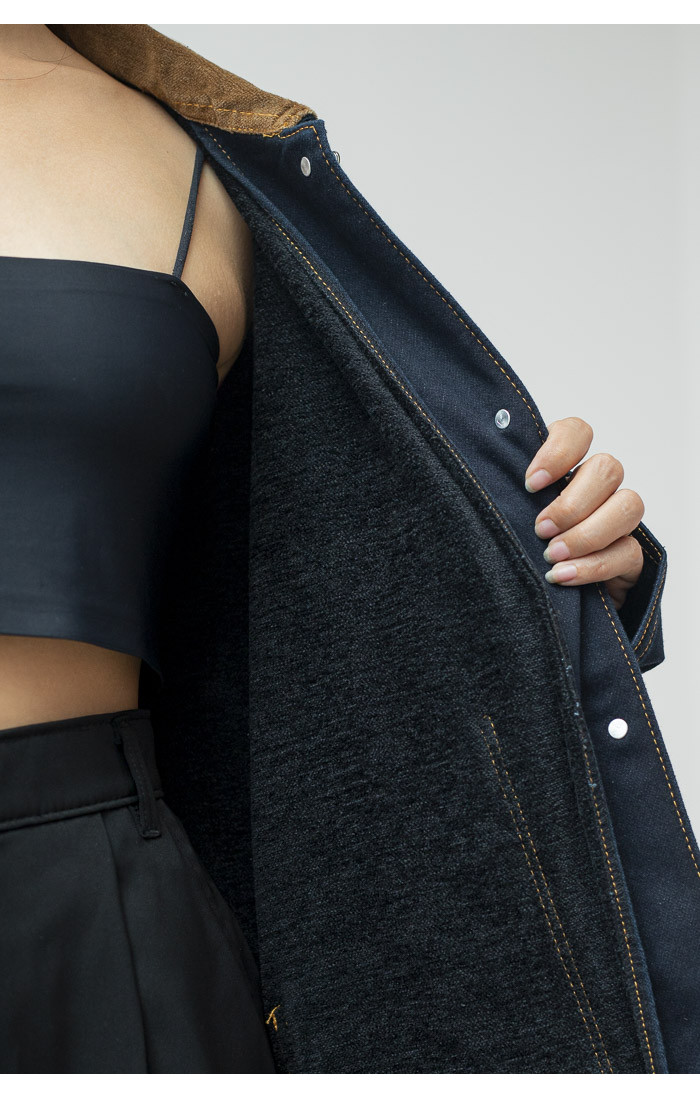 Vintage Dark Indigo Denim Jacket 