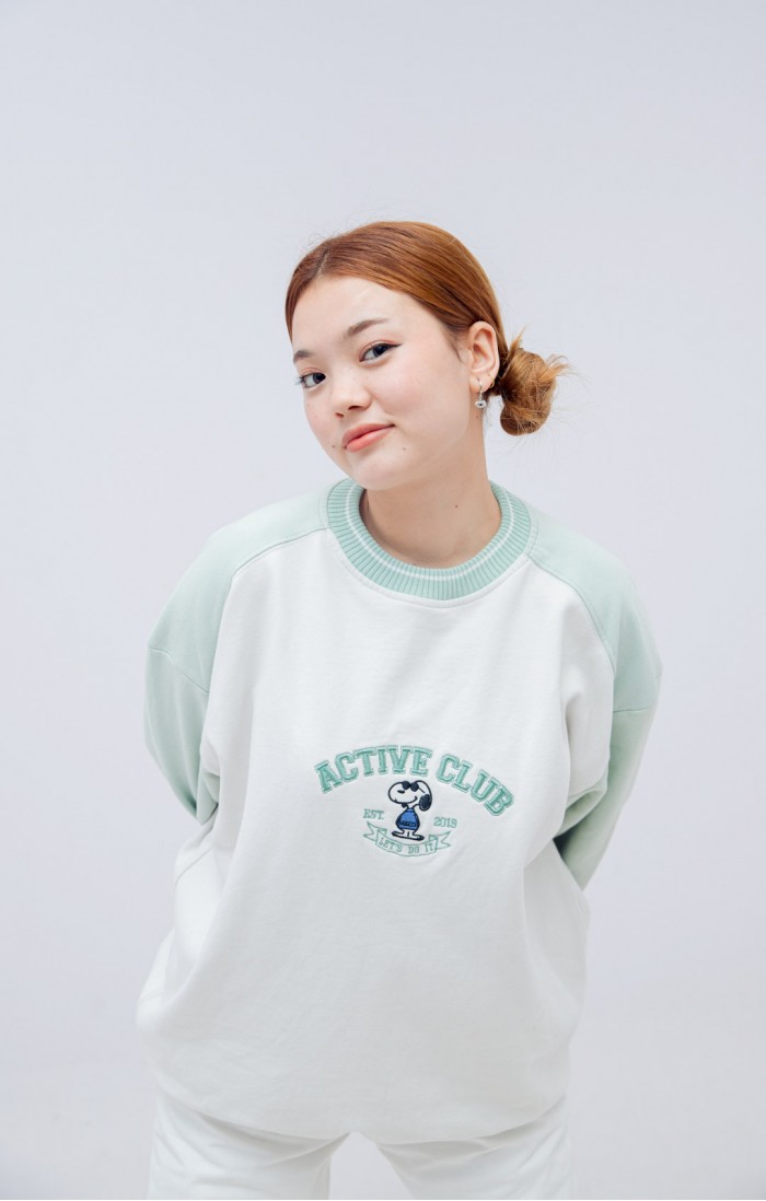 Active Club Embroidered Mint Sweatshirt