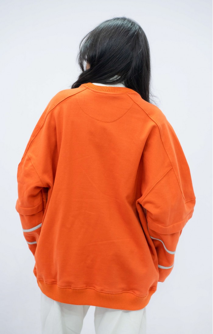 Space Mode Orange Sweatshirt