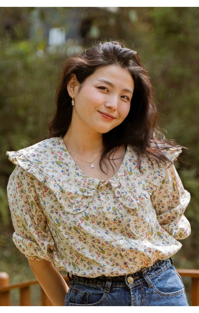 Eyana Vintage Floral Shirt 