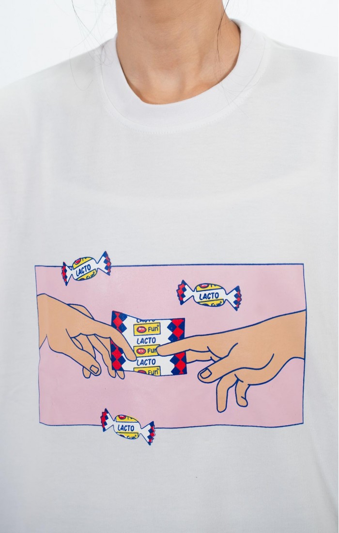 MODE 2022 LACTO X ADAM HAND Graphic Tshirt