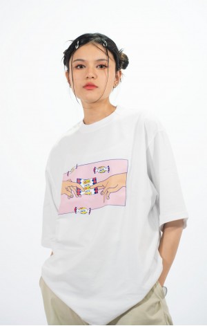 MODE 2022 LACTO X ADAM HAND Graphic Tshirt