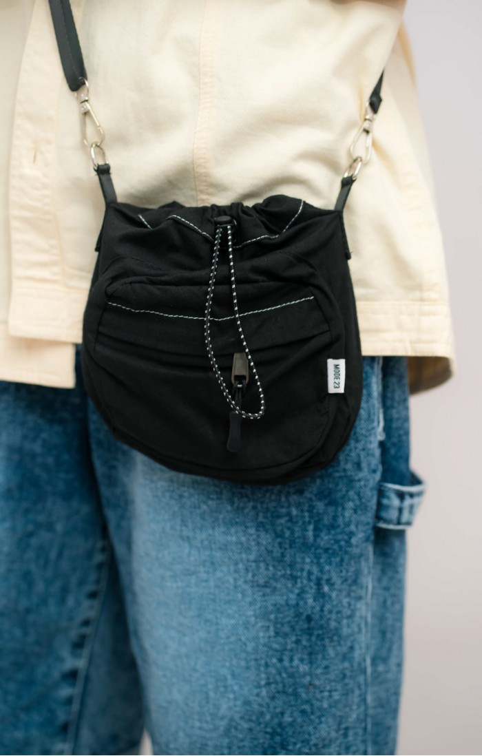 Mini-Messenger Black Bag