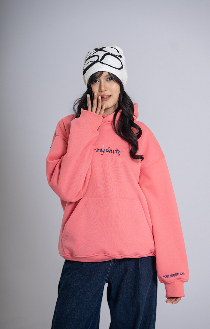 Priority Pink Hoodie