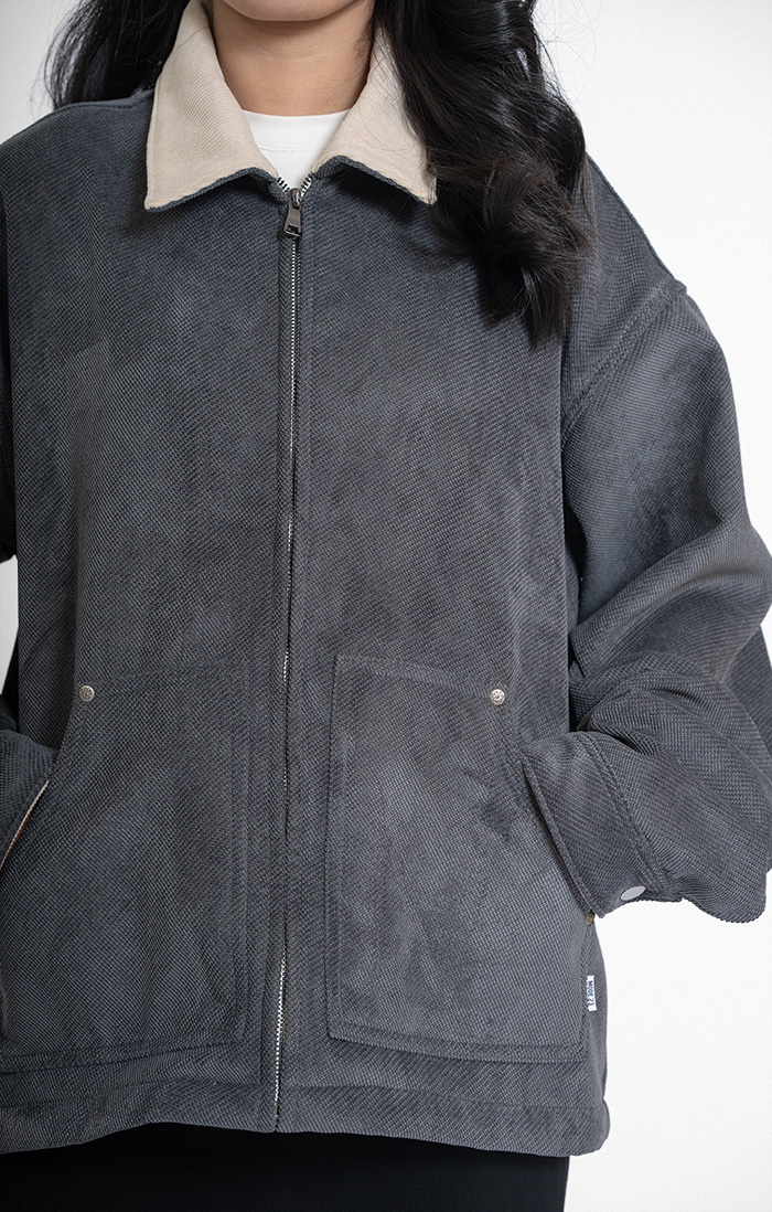 Dobby Light Charcoal Jacket