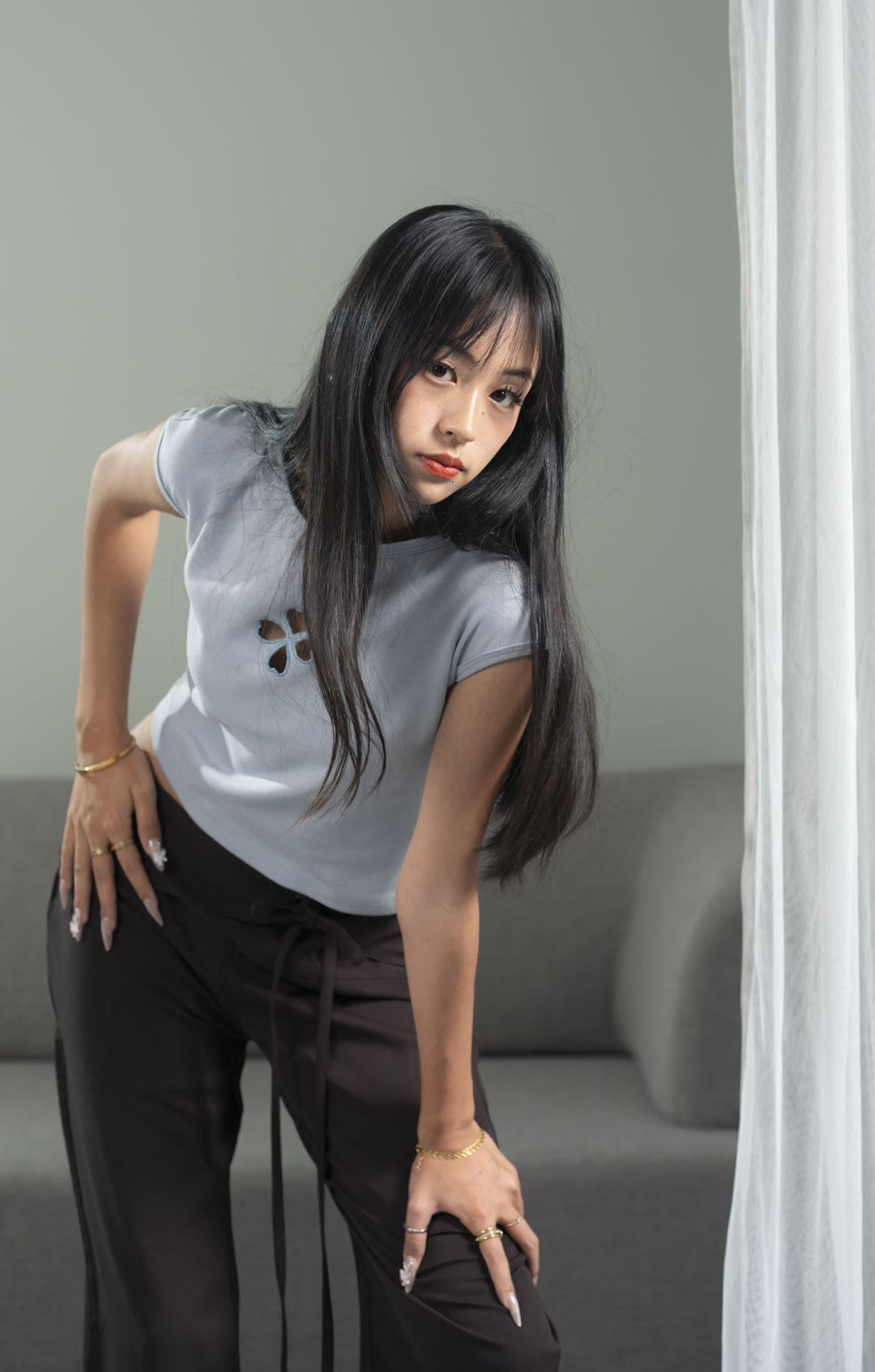 Clover Icy Blue Top