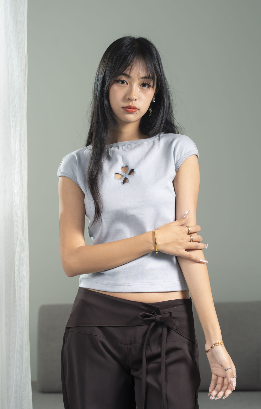 Clover Icy Blue Top