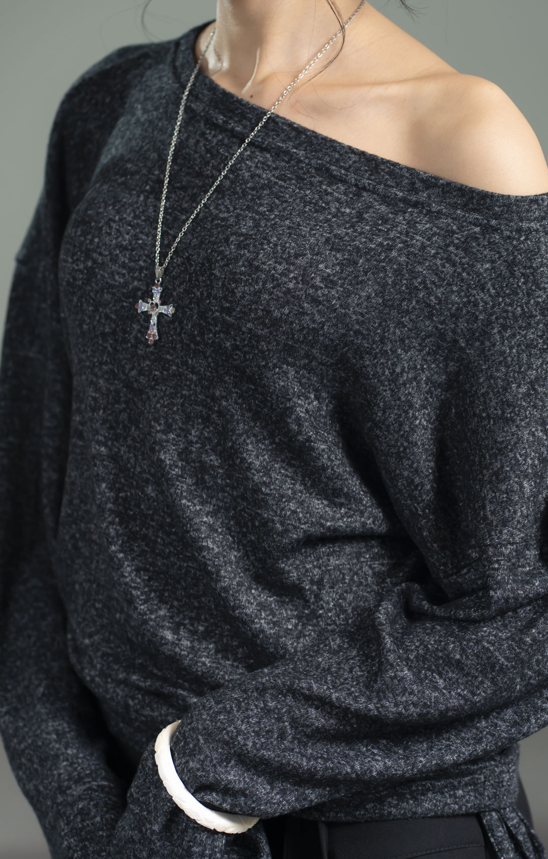 Nami Charcoal Grey Top