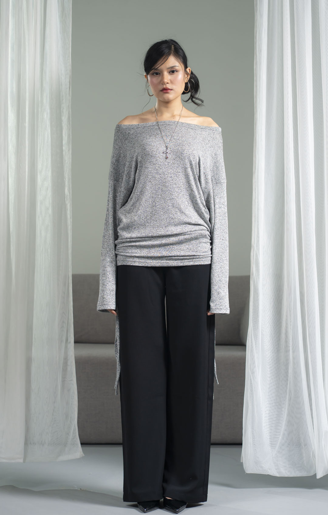 Nami Grey Top