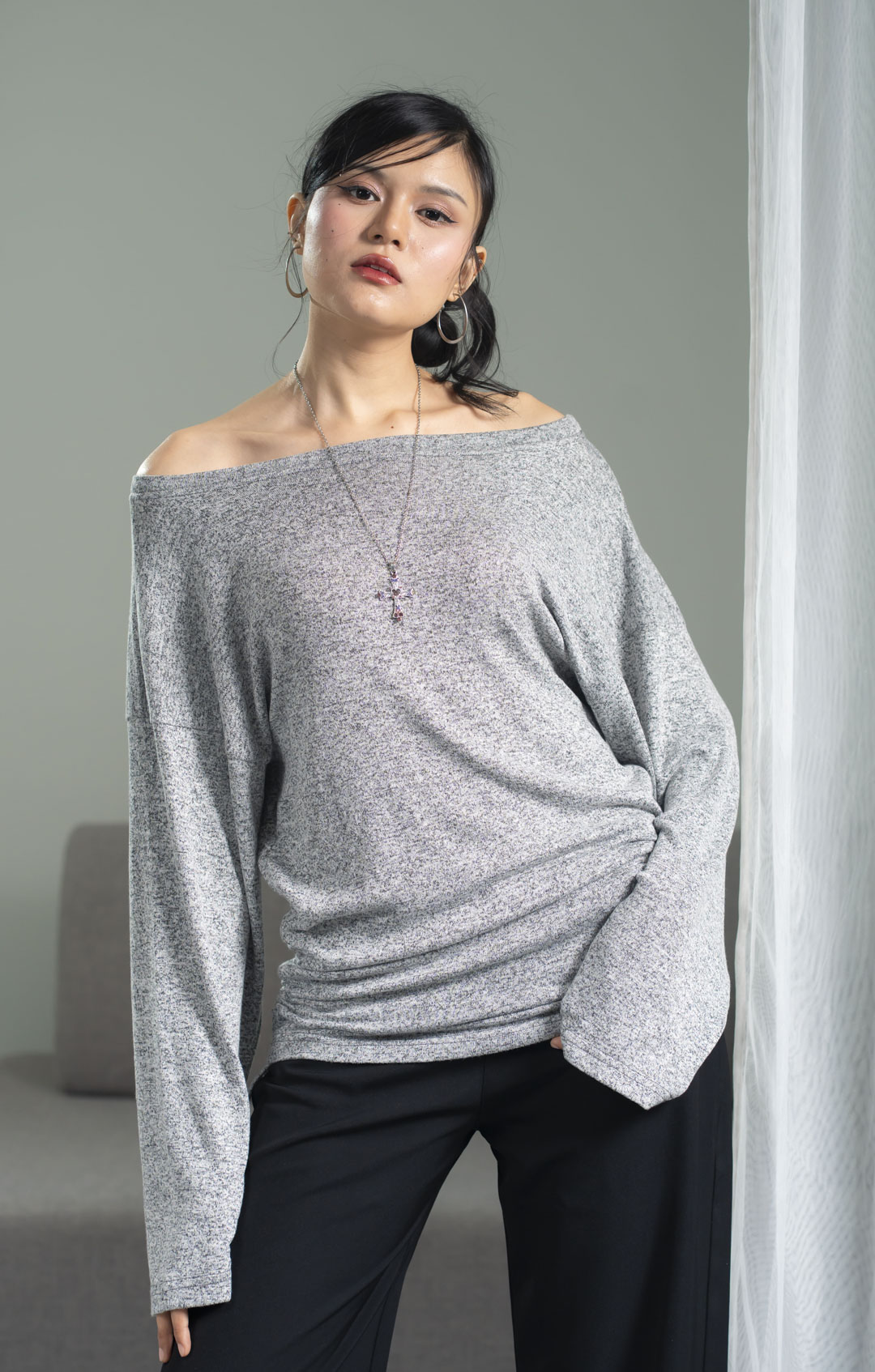 Nami Grey Top