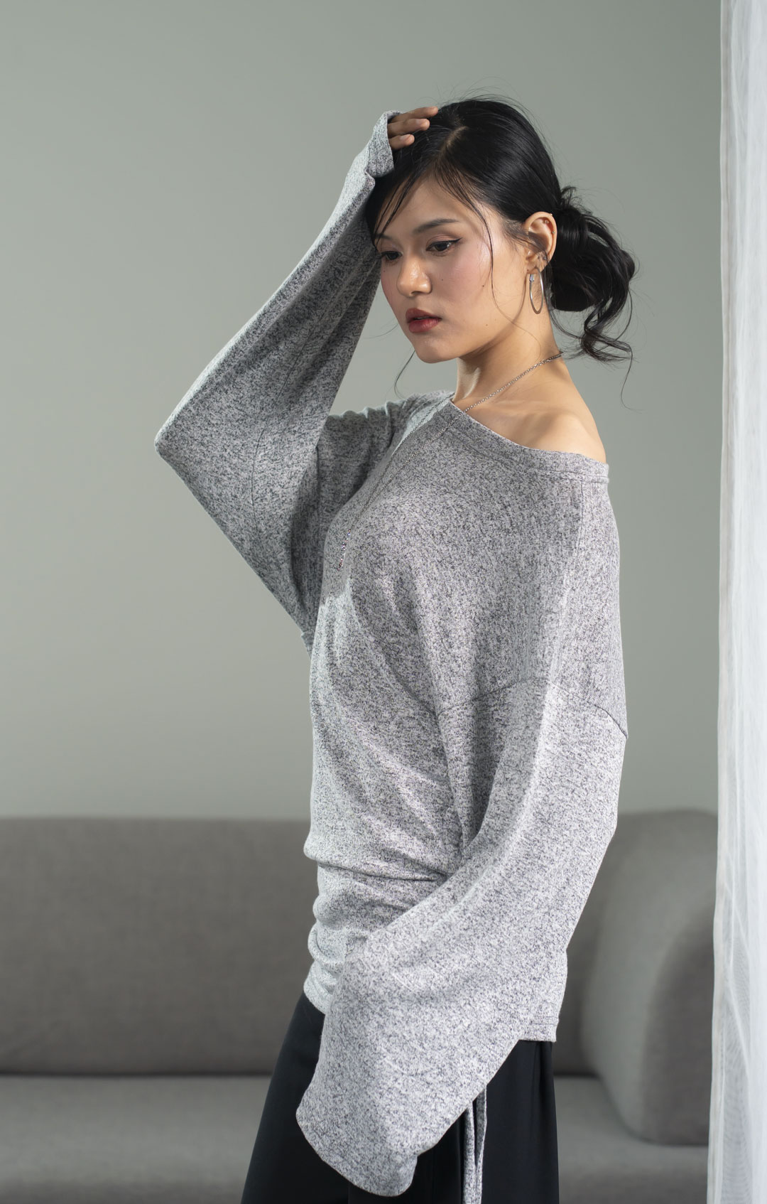 Nami Grey Top