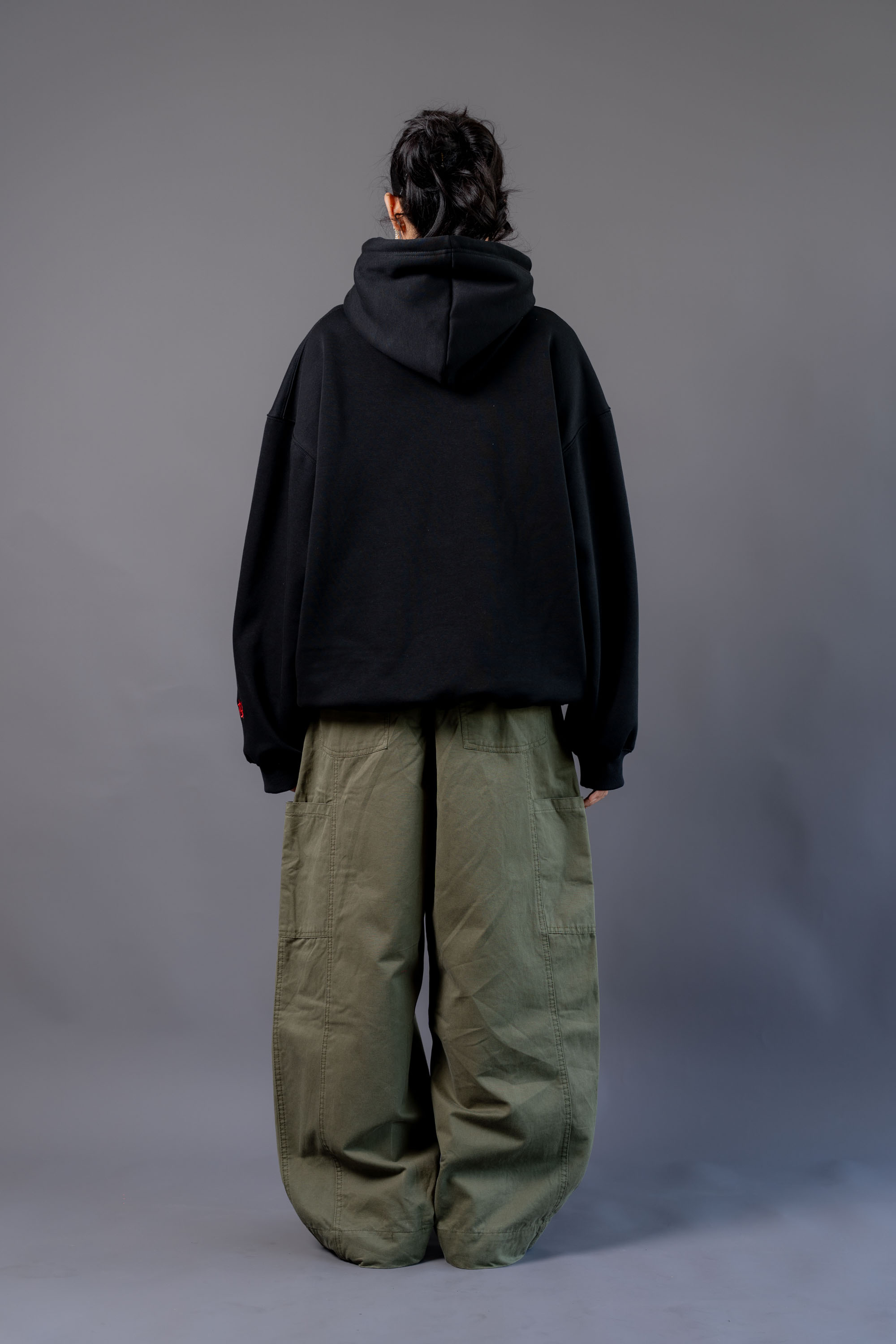 Sakura Hoodie Black