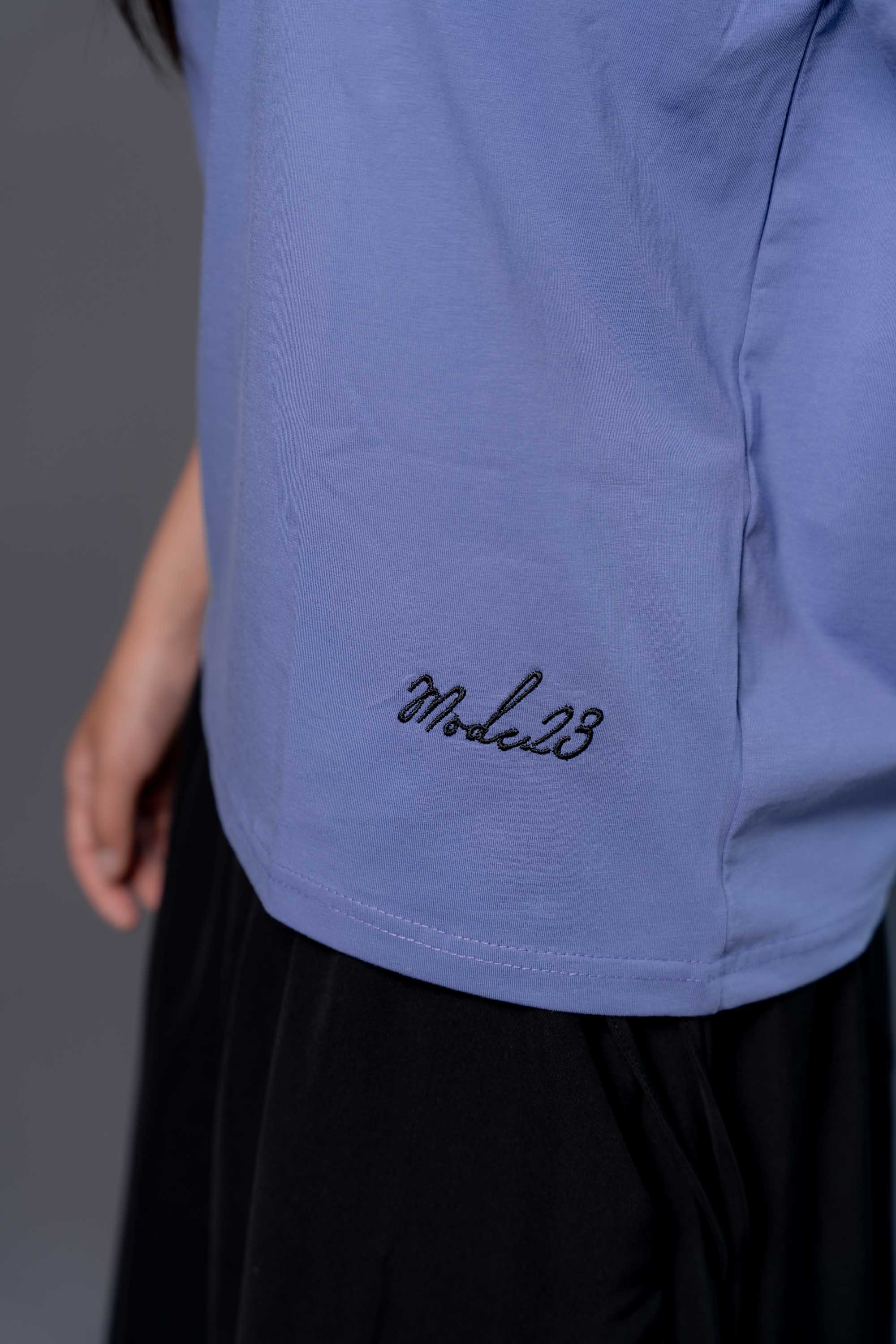 Purple Unbothered tee