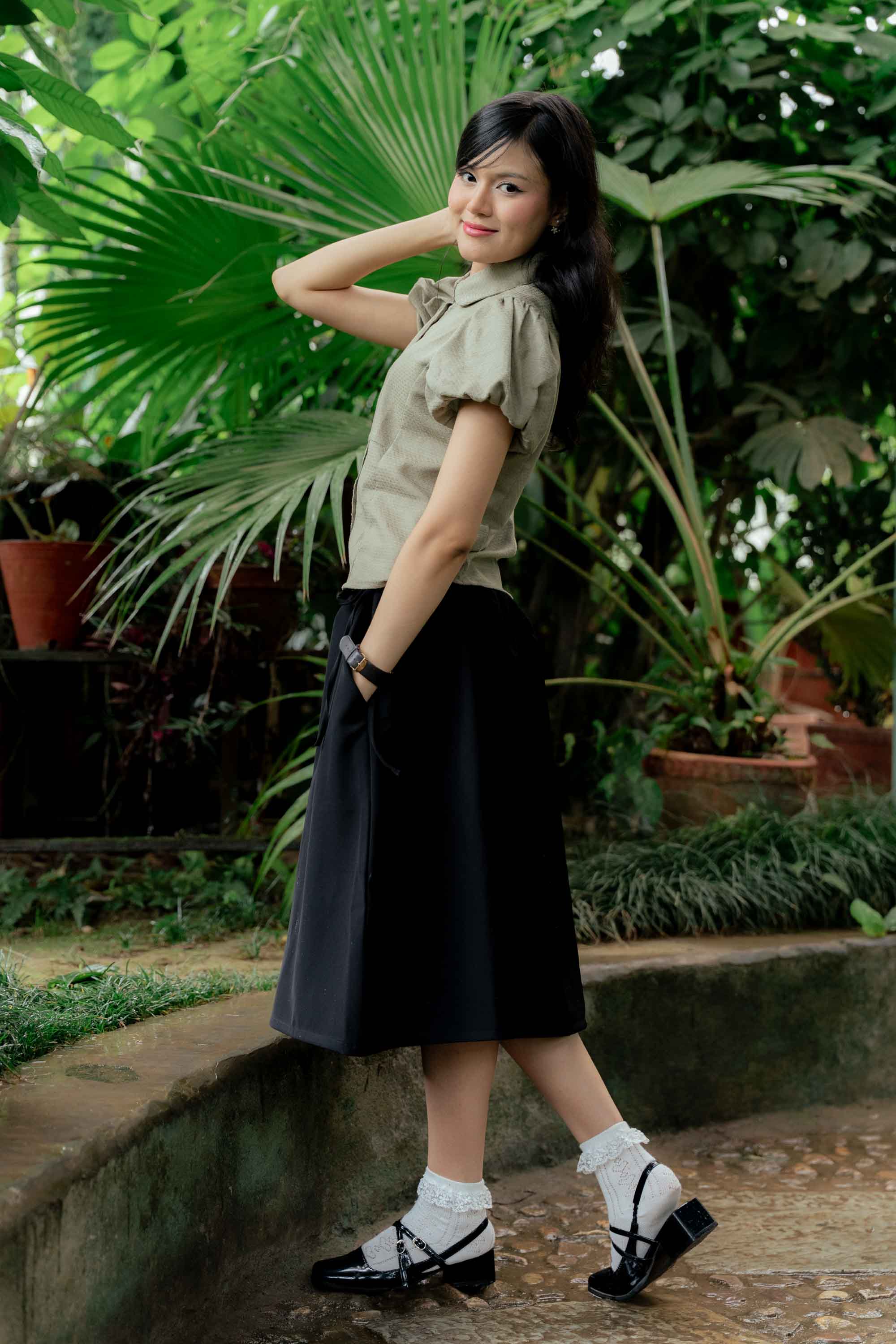 Eden Olive Top