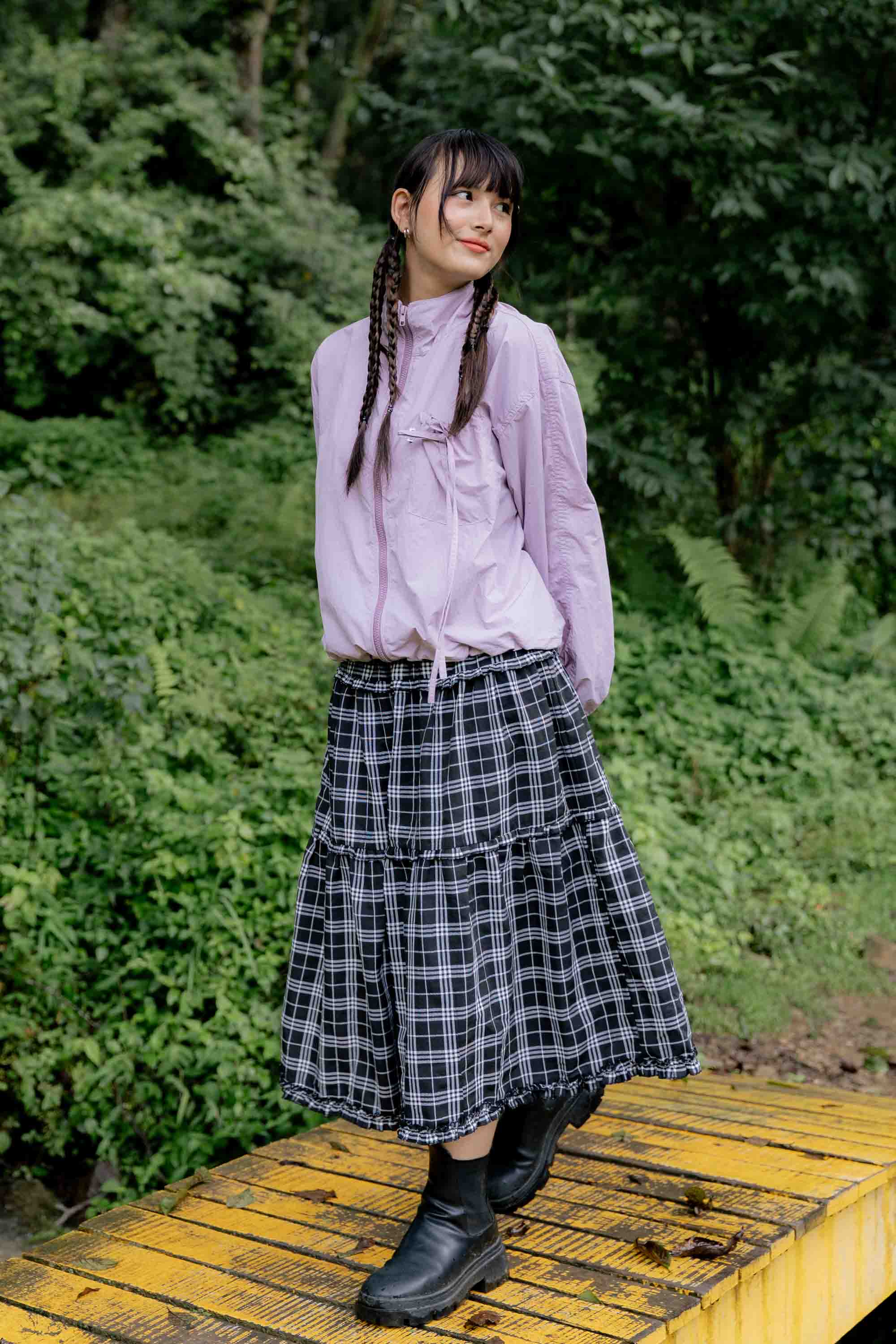 Mode23 Pale Lavender Bow Windbreaker