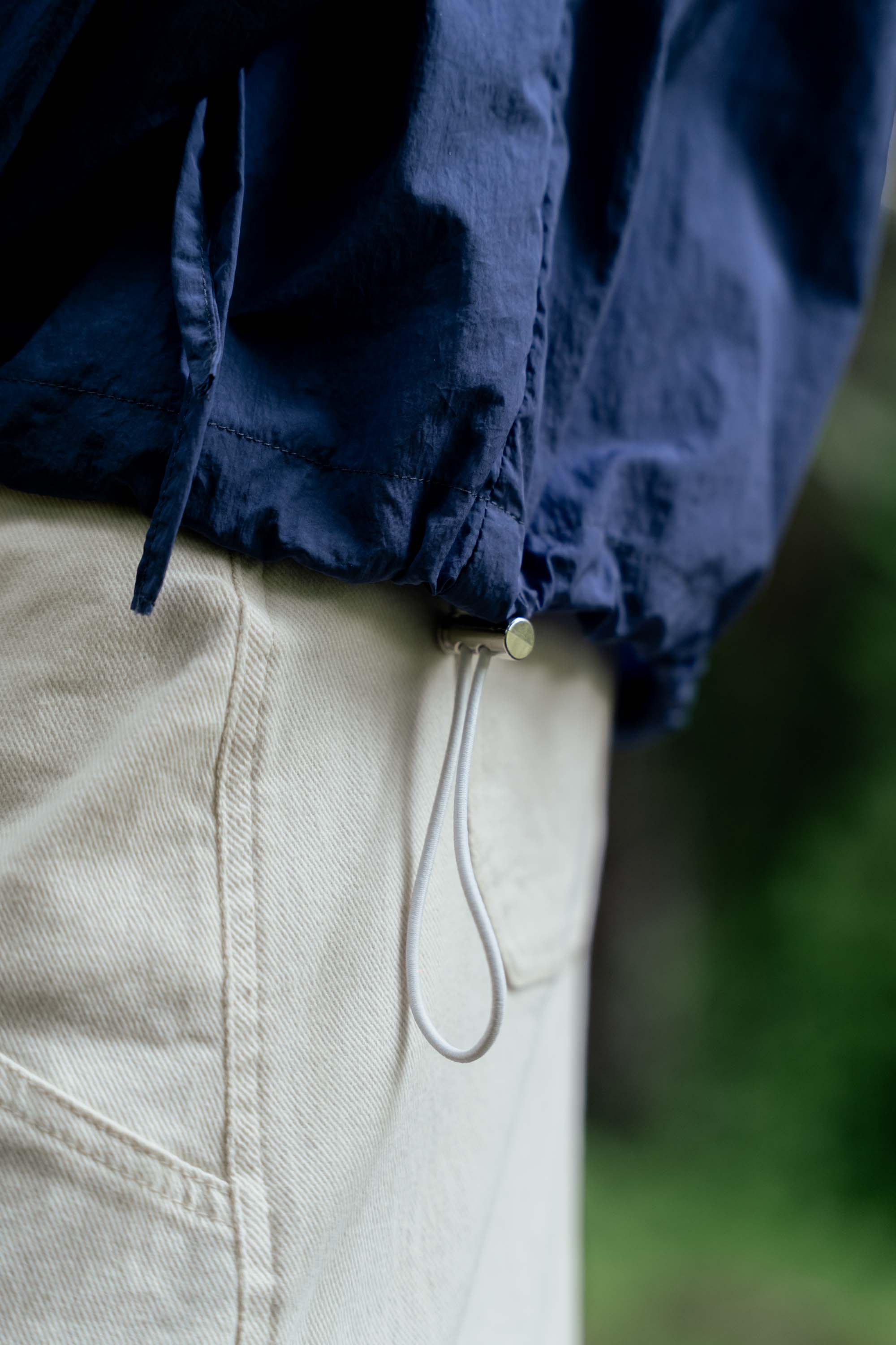 Mode23 space blue bow windbreaker
