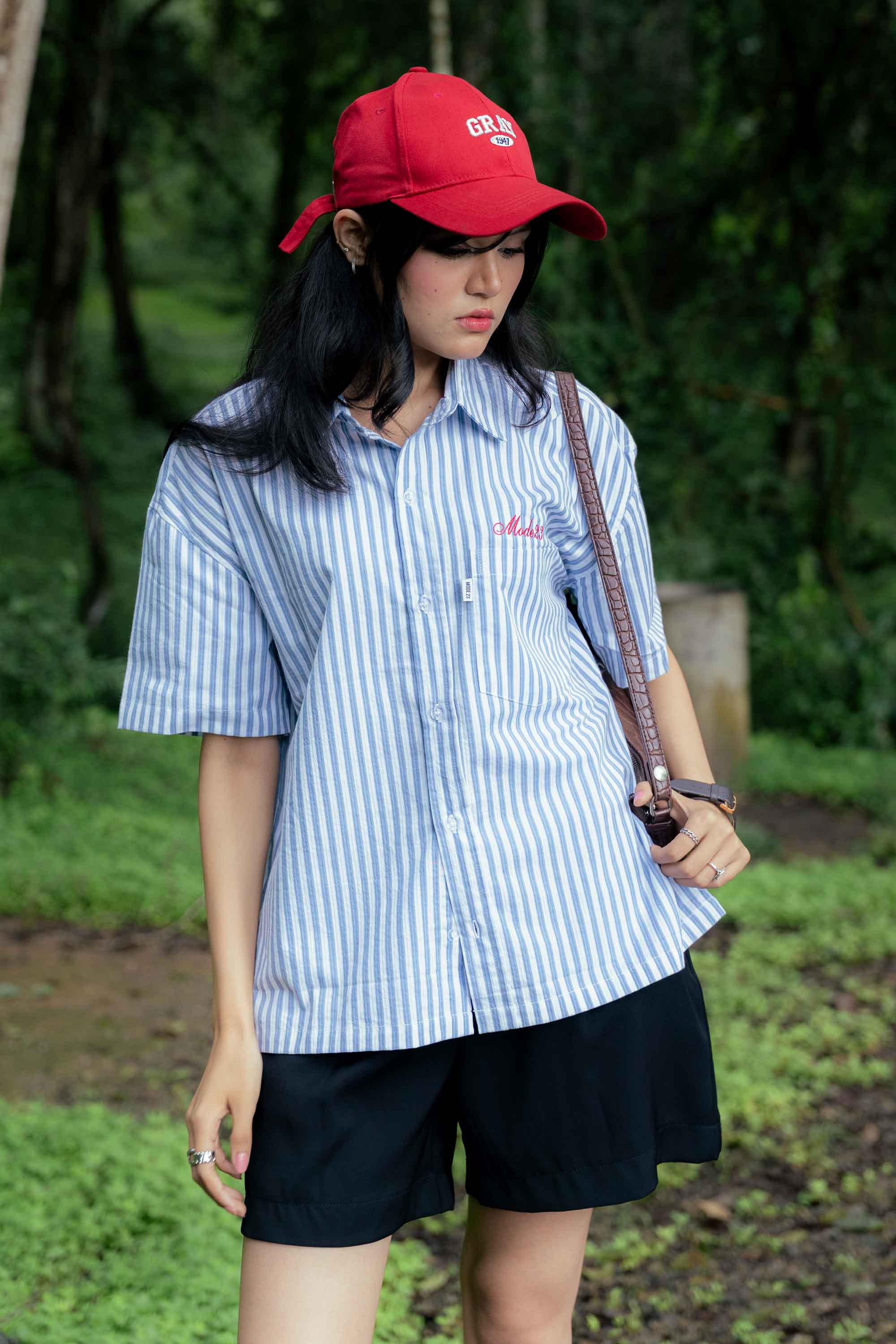 Mode23 Stripe Breezy Shirt