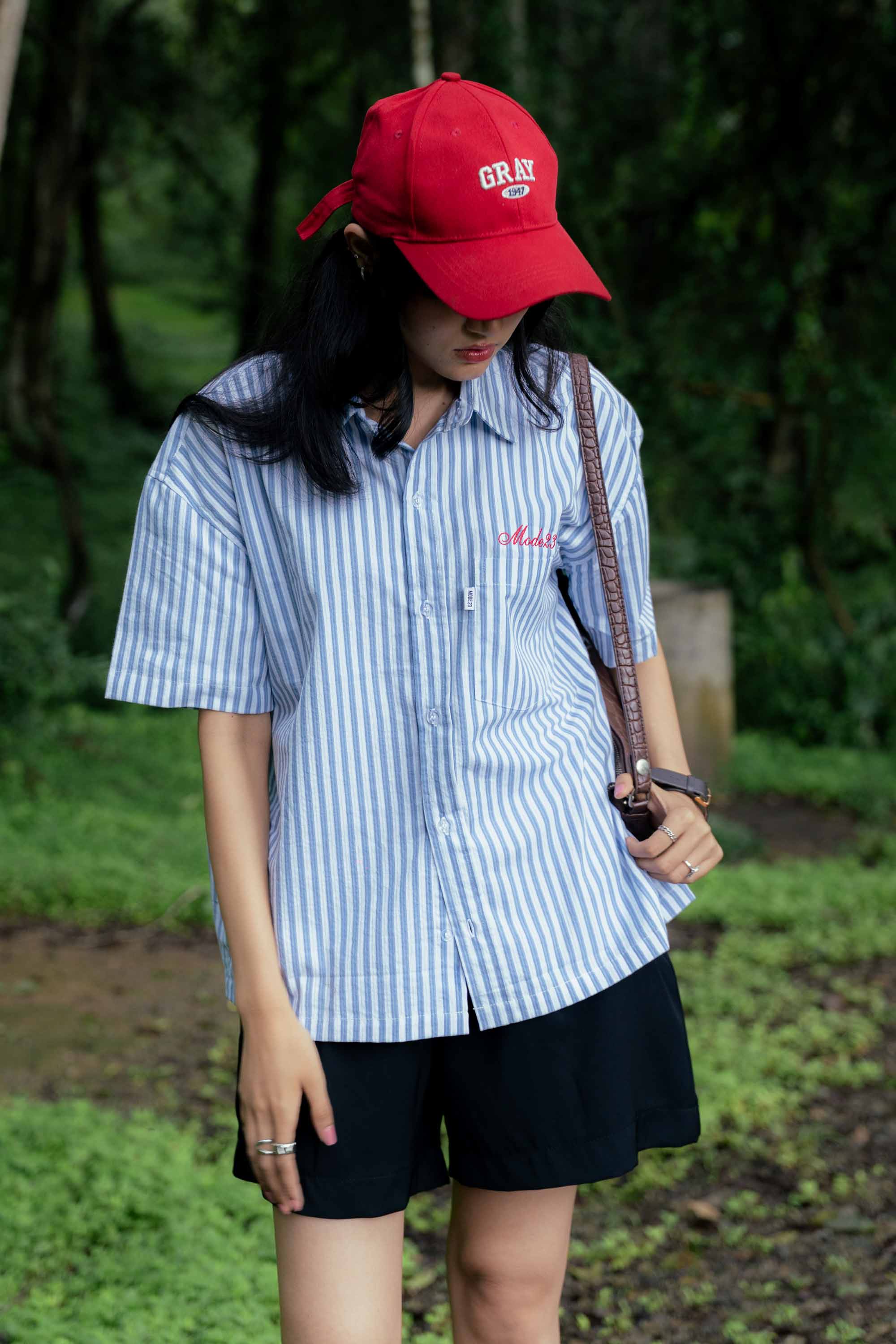 Mode23 Stripe Breezy Shirt