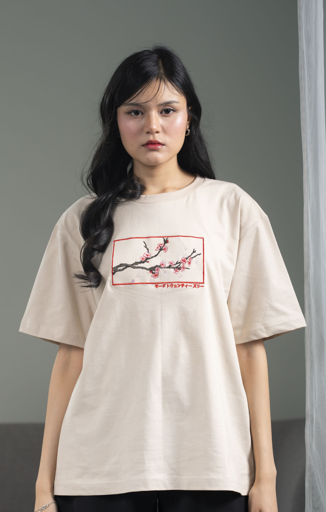 Sakura Beige Tee
